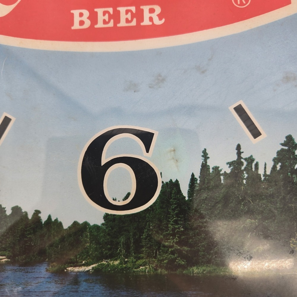 Vintage 1982 Schmidt Beer Lighted Wall Clock Sign G Heileman Embosograph Mancave - Picture 5 of 16